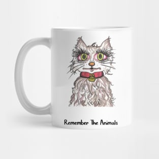 Remember The Animals Cute Cat Mug